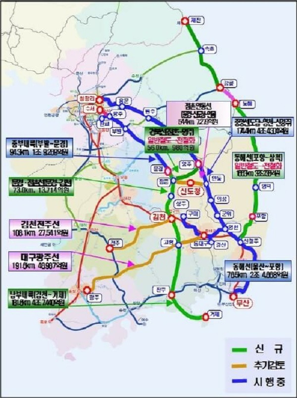 [우리 동네도 들어오나?] 미리 보는 4차 국가철도망 계획 추진 동향