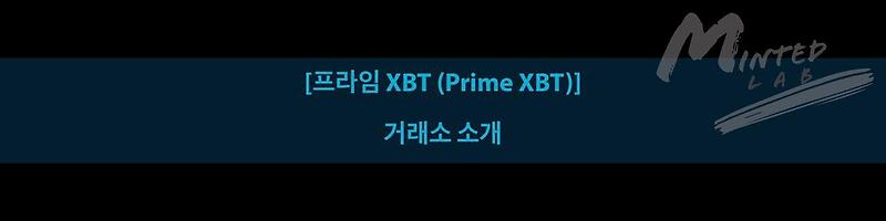 프라임 XBT (Prime XBT) 거래소 소개