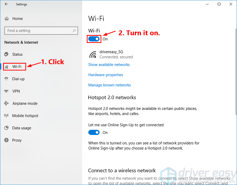 윈도우 와이파이 네트워크 연결 오류 조치방법