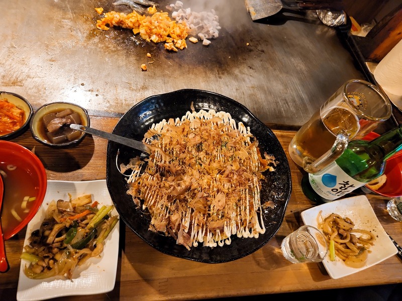 일본식 철판요리 맛집 창원 오코노미야끼