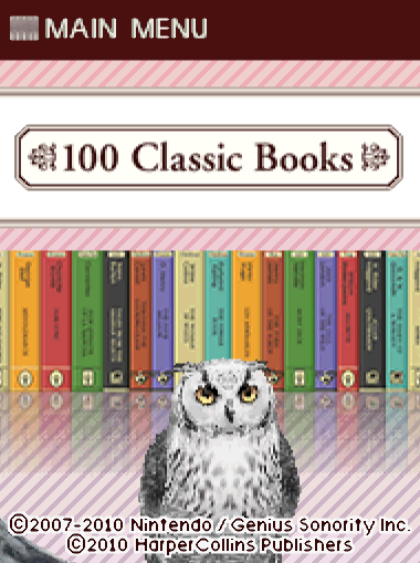 (NDS / USA) 100 Classic Books - 닌텐도 DS 북미판 게임 롬파일 다운로드