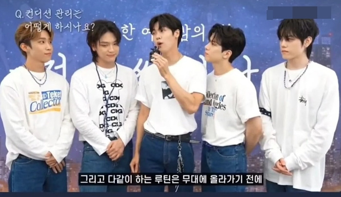 엔플라잉이 항상 했던 루틴인데 콘서트에 협찬 들어옴