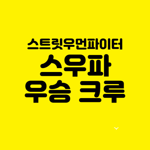 홀리뱅 스트릿 우먼 파이터 파이널 최종 우승 크루 - 스우파 우승팀 홀리뱅