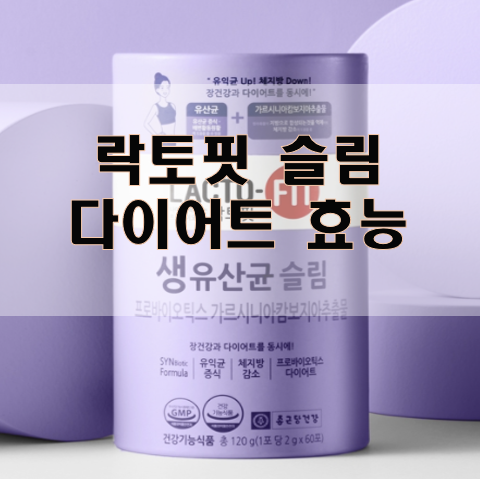 종근당 락토핏 슬림 다이어트 후기