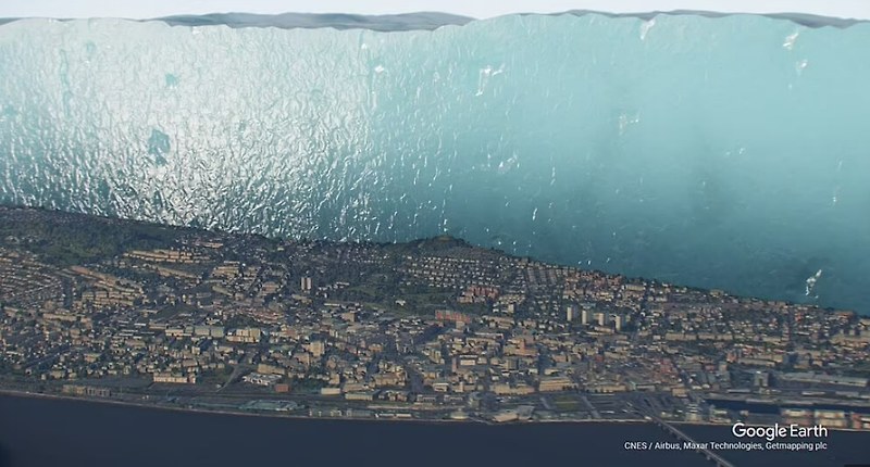 2만년 전 1km  빙하 밑에 있던 던디 시의 놀라운 시각화 영상 VIDEO:Dundee under ice: a view of Tayside during the ice age