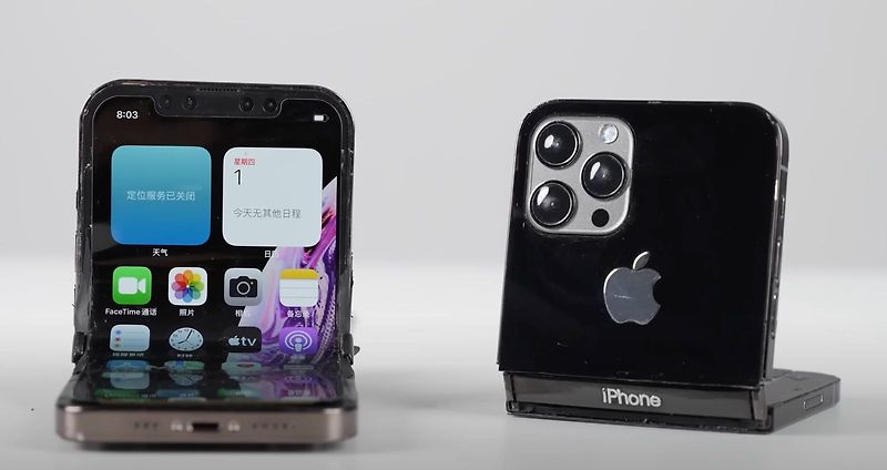 애플, 접이식 아이폰 작업 계속, 최소 2026년까지 출시는 없다