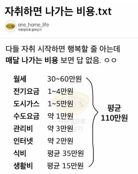 부모님 집에서 사는게 최고인 이유