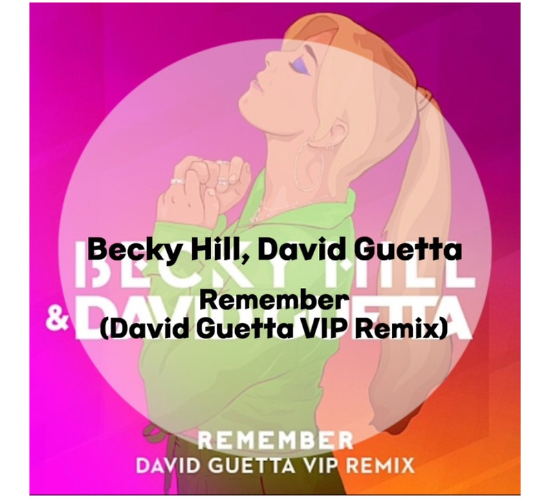 : Becky Hill, David Guetta : Remember (가사/듣기/Official Video)