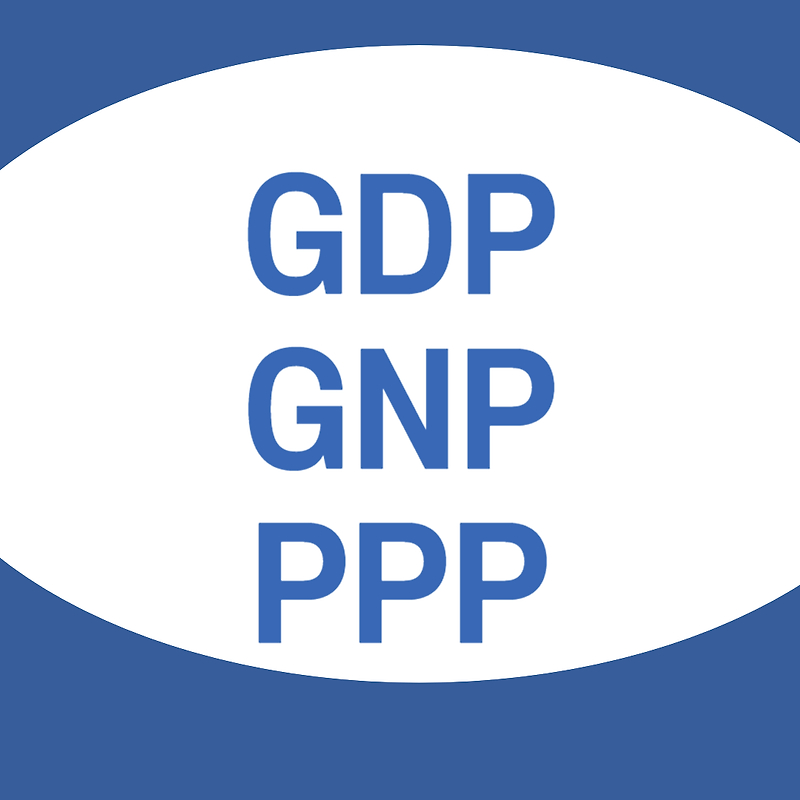 GDP GNP PPP GNI의 정의와 차이