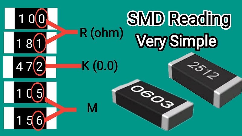SMD(Surface Mount device) 저항값 읽는 방법