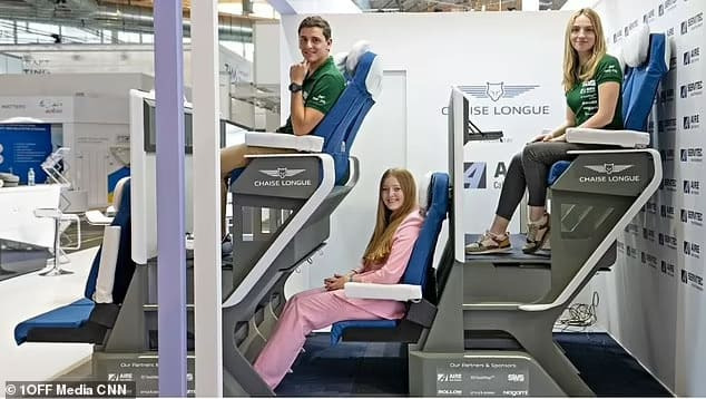 미래 항공 여행? 스타트업, 더블데커 비행기 좌석 고안 VIDEO: Startup reveals a DOUBLE-DECKER plane seat..