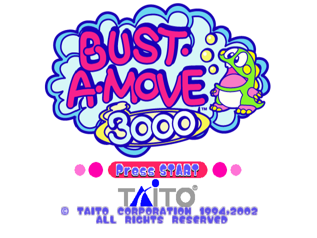 타이토 (Taito) - 버스트 어 무브 3000 북미판 Bust-A-Move 3000 USA (게임큐브 - GC - iso 다운로드)