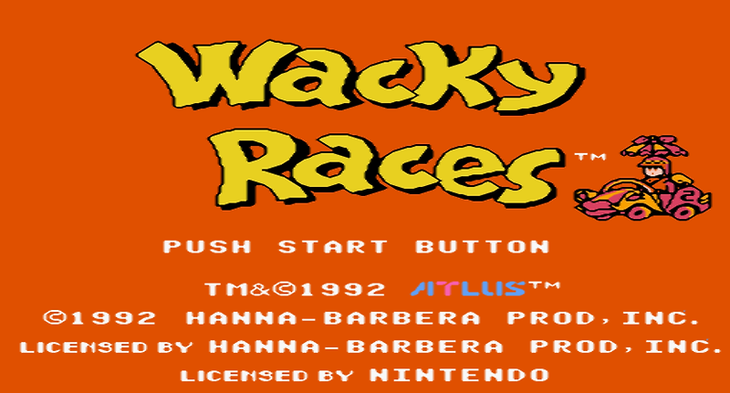 와키 레이스 Wacky Races USA (패미컴 - FC / NES)