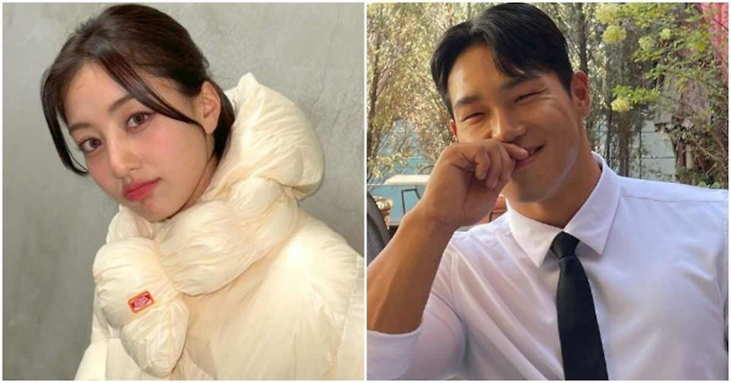 그룹 트와이스 지효와 전 스켈레톤 국가대표 윤성빈이 핑크빛 열애설에 휩싸였다.