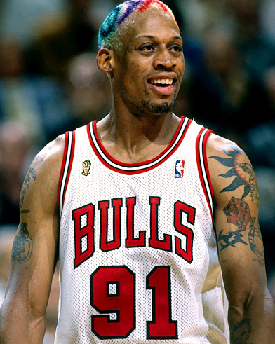 NBA 농구그림 데니스 로드맨, 스코티 피펜 (폰 배경화면)