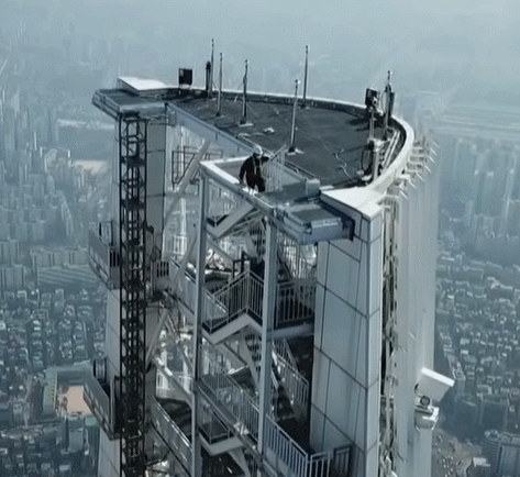 [극한직업]아찔아찔!... 초고층 빌딩 시설 유지 관리