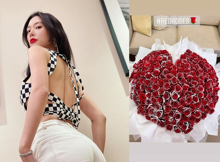 클라라, 남편한테 받았나..노출+난해패션도 '찰떡'!