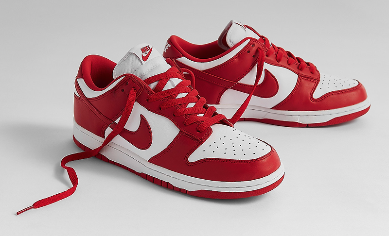 나이키 덩크 로우 유니버시티 레드 드로우 (NIKE DUNK LOW SP 'UNIVERSITY RED  DRAW) 6/12