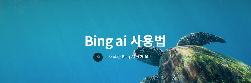 Ai의 시대, 마이크로소프트 Bing Ai 사용법과 ChatGPT 비교 활용