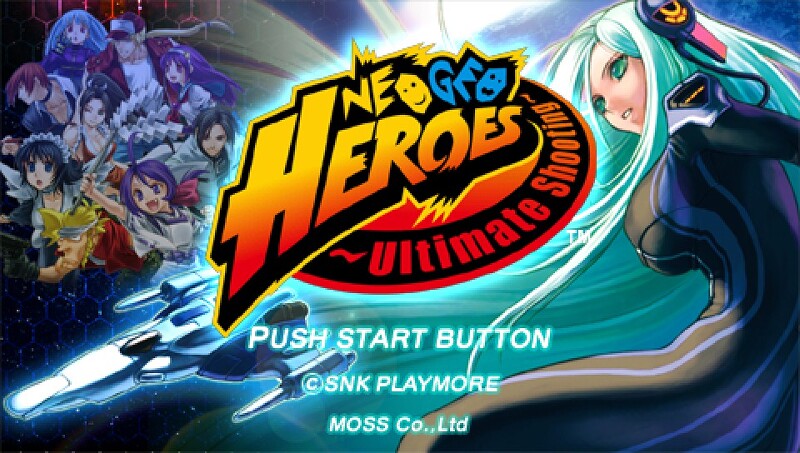 SNK 플레이모어 (SNK Playmore) - 네오지오 히어로즈 얼티메이트 슈팅 북미판 NeoGeo Heroes Ultimate Shooting USA (플레이 스테이션 포터블 - PSP)
