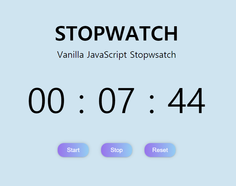 [17 Project] Stopwatch