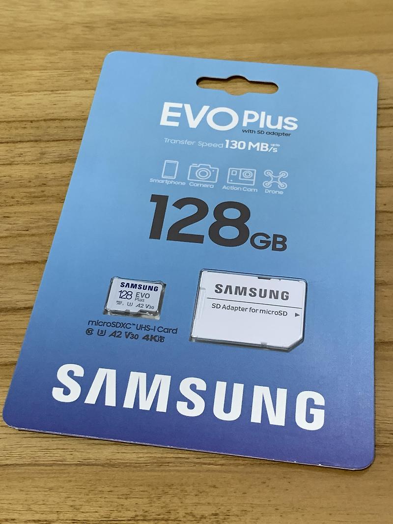 삼성 EVO Plus 마이크로SD 메모리카드 128GB