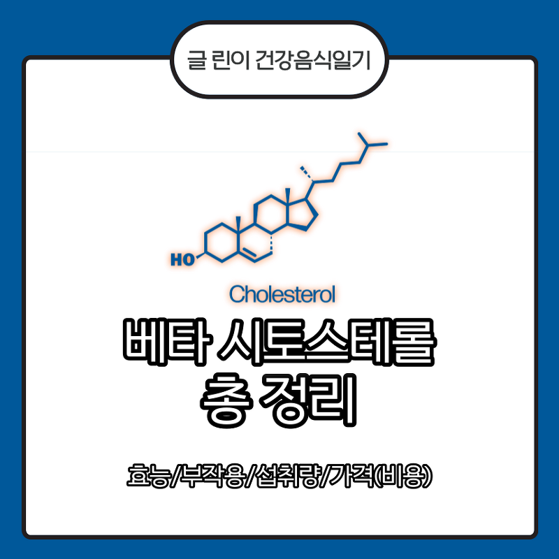 베타 시토스테롤 총 정리 : 효능/부작용/복용 방법/섭취량