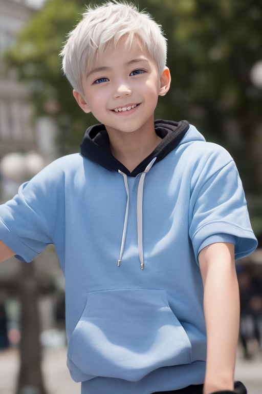 [Boy-009] cute blue-eyed boy Free Images