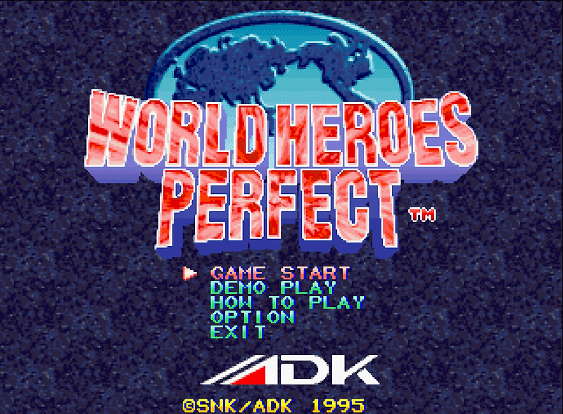 ADK - 월드 히어로즈 퍼펙트 세계판 World Heroes Perfect World (네오지오 CD - NG-CD - iso 다운로드)