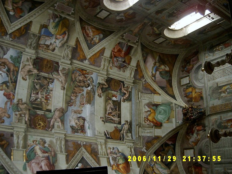 바티칸 여행기 6편 - 콘클라베가 열리는 시스티나 성당, 시스티나 성당 천장화, 시스티나성당 예배당, 천지창조