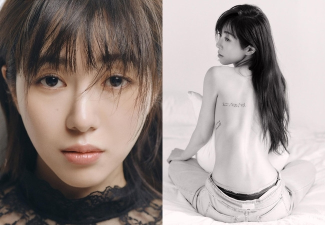 권민아, 파격 화보 공개…상의 탈의+타투 ‘섹시美 발산’