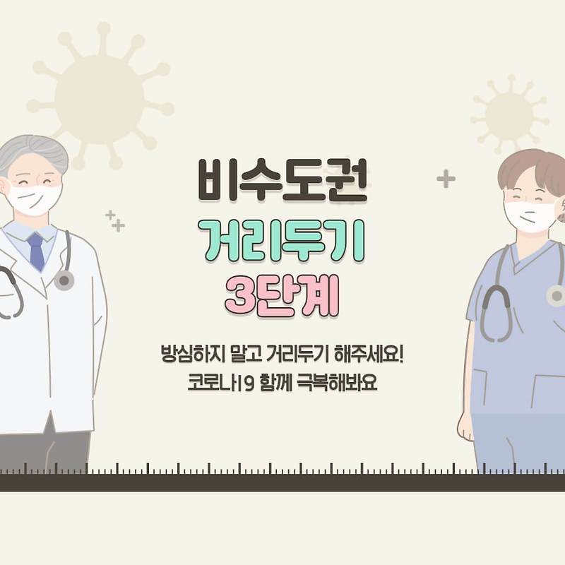 비수도권 거리두기 3단계 일괄 상향