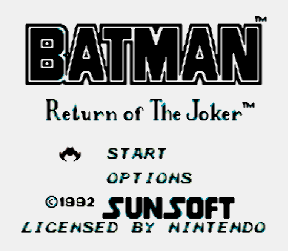 GB - Batman Return of the Joker (게임보이 / ゲームボーイ 게임 롬파일 다운로드)