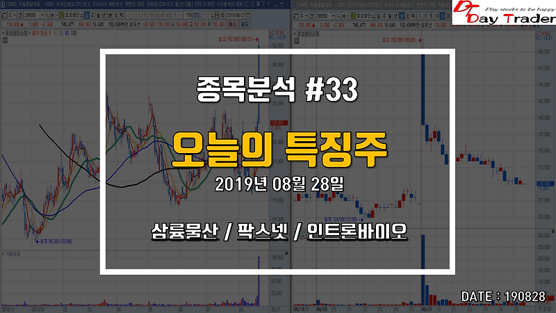 삼륭물산/팍스넷/인트론바이오 - 오늘의 특징주 분석