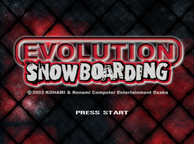 에볼루션 스노우보딩 북미판 Evolution Snowboarding USA (게임큐브 - GC - iso 다운로드)