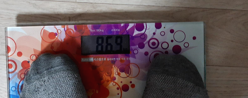 다이어트 5일차~ 89.5 →  86.9kg