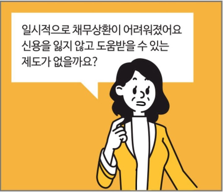 신용회복위원회 신속채무조정 - 정부지원 채무통합