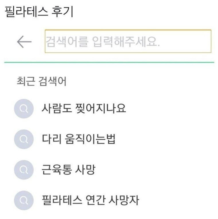 (유머) 필라테스 후기