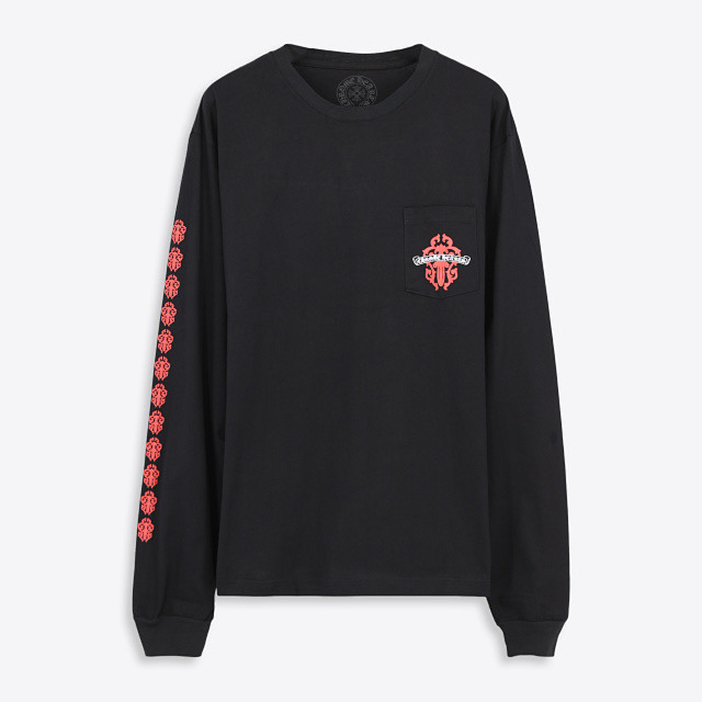 [CHROME HEARTS] 크롬하츠 레드 소드 롱 슬리브 티셔츠 (2 COLOR)
