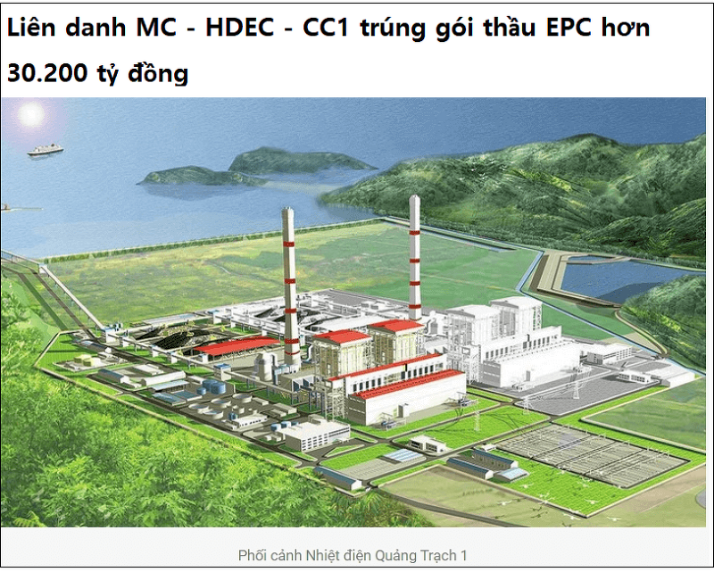 현대엔지니어링, 베트남 꽝쩌 1 화력발전소 건설사업 공동 수주 Three Companies wins Thermal power generation plant, Quang Trach 1
