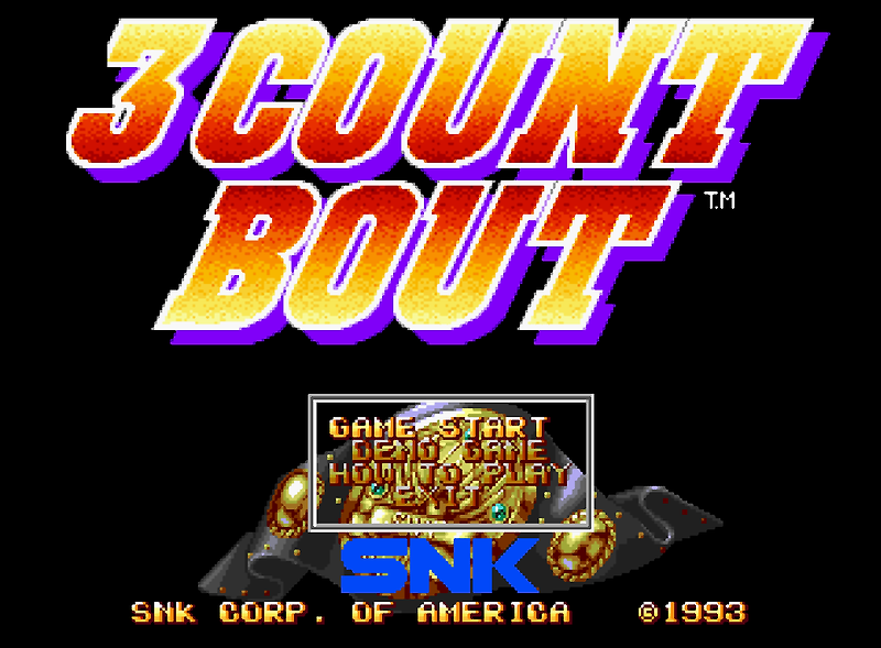SNK - 3 카운트 바우트 세계판 3 Count Bout World (네오지오 CD - NG-CD - iso 다운로드)