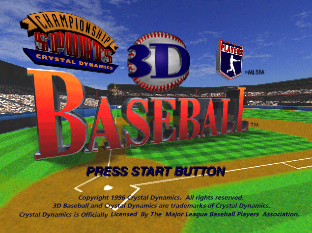 PS1 - 3D Baseball (USA - 받기)