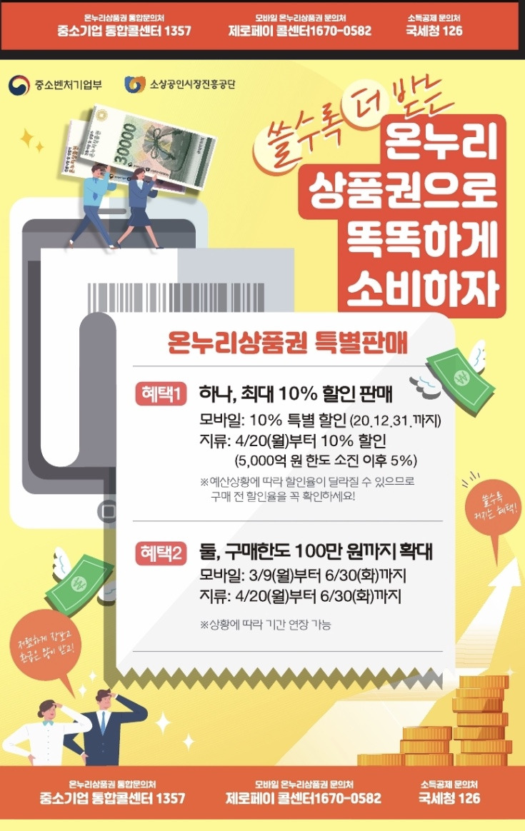 모바일 온누리상품권 사용처, 가맹점, 사용시 꿀팁