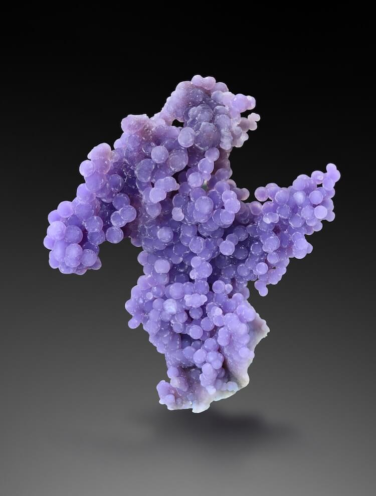 Rare Crystal From Indonesia Looks Like a Cluster of Grapes