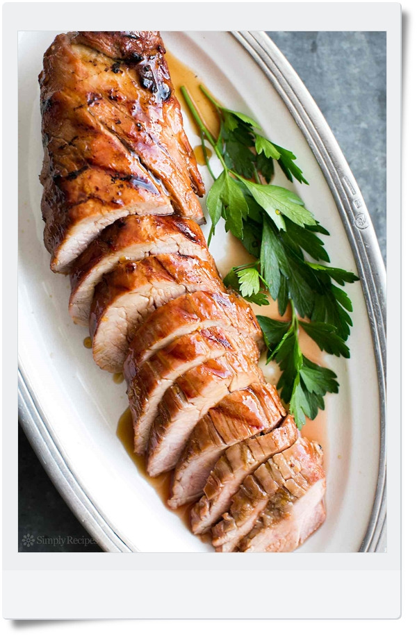 [SimplyRecipes] 오렌지 마멀레이드 소스를 곁들인 그릴드 텐더로인 Grilled Pork Tenderloin with Orange Marmalade Glaze