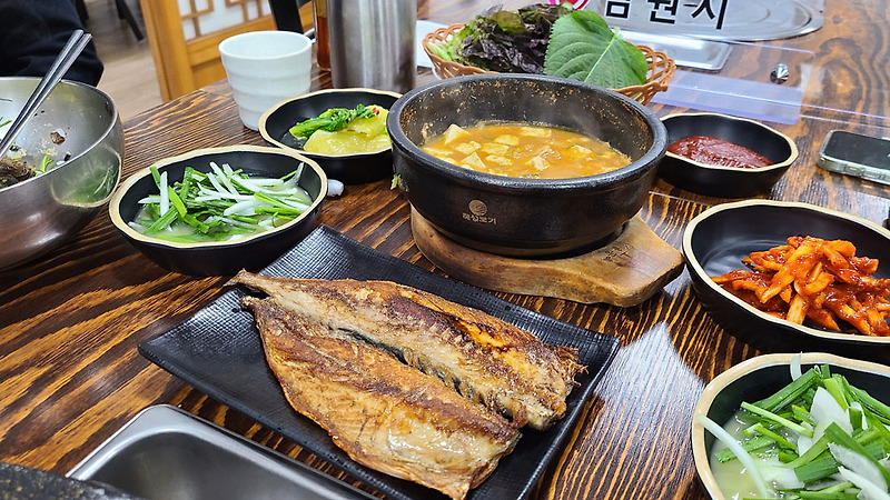 남원 맛집 광한루 추어탕거리 근처 산내음가든 오리로스 산채비빔밥