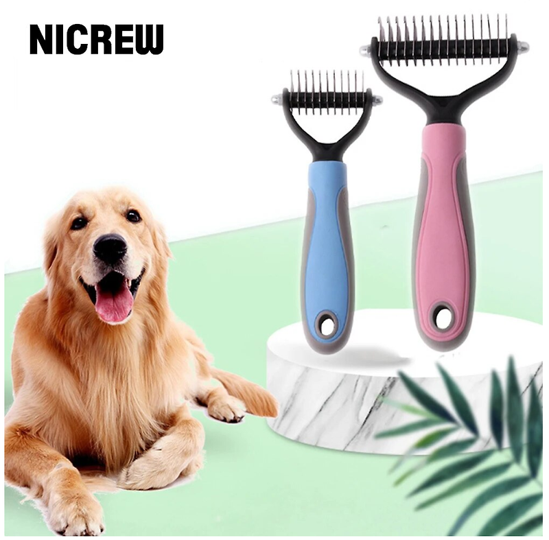 NICREW-애완 동물 털 매듭 빗, 고양이 개 손질 제거 도구 고양이 애완 동물 제품
