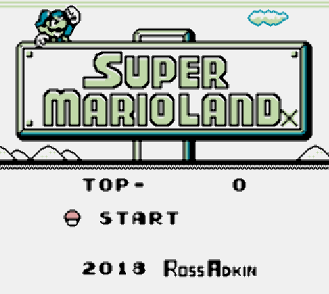 게임보이 / GB - 슈퍼 마리오 랜드 X 개조롬 (Super Mario Land X Hack Version)