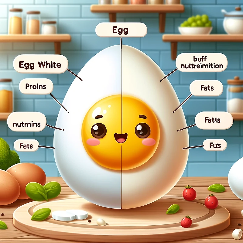 달걀 흰자 vs 노른자: 영양 면에서 어떤 부분이 더 유익한가?
