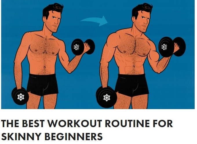 나의 탄탄한 근육질 몸매 상상...과연 얼마나 하면 될까 VIDEO: THE BEST WORKOUT ROUTINE FOR SKINNY BEGINNERS